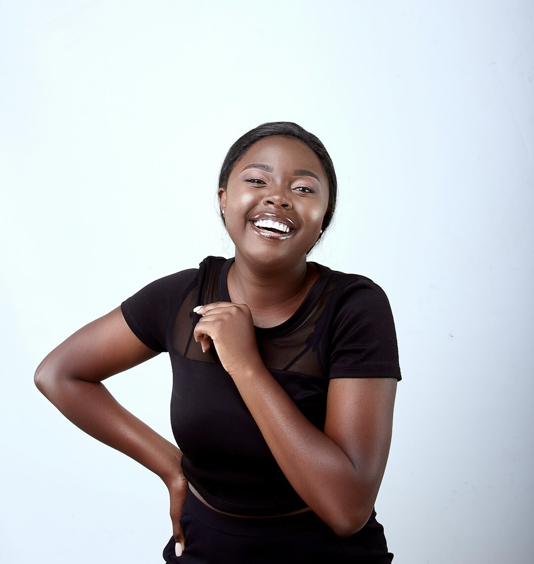 Professional portrait of female tech editor smiling